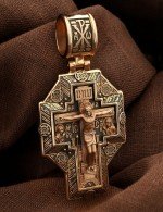 Крест из золота 585 пробы