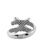 Кольцо из белого золота 585 пробы c бриллиантами