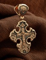 Крест из золота 585 пробы