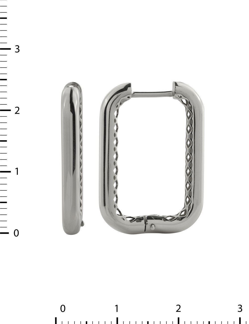 Серьги из белого золота 585 пробы