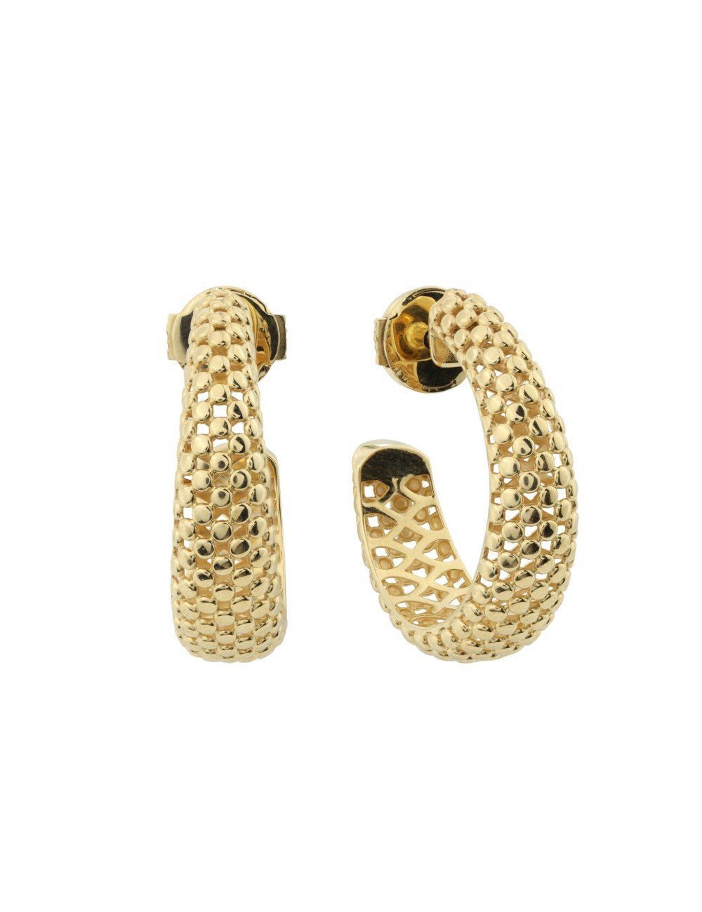 Серьги из лимонного золота 585 пробы