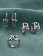 Серьги из белого золота 585 пробы