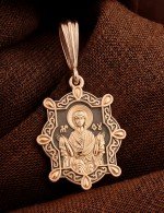 Образок из золота 585 пробы
