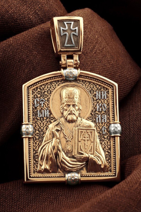 Образок из золота 585 пробы