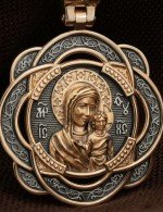 Образок из золота 585 пробы
