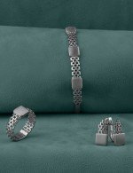 Серьги из белого золота 585 пробы