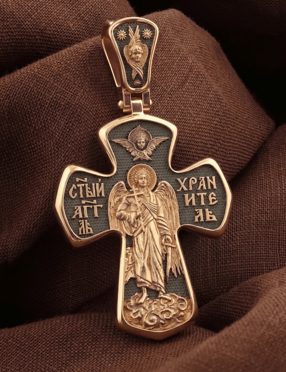 Крест из золота 585 пробы