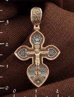 Крест из золота 585 пробы