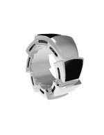Подвеска из белого золота 585 пробы c ониксом