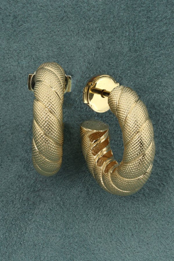 Серьги из лимонного золота 585 пробы
