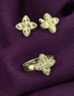 Серьги из лимонного золота 585 пробы