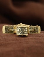 Крест из лимонного золота 585 пробы