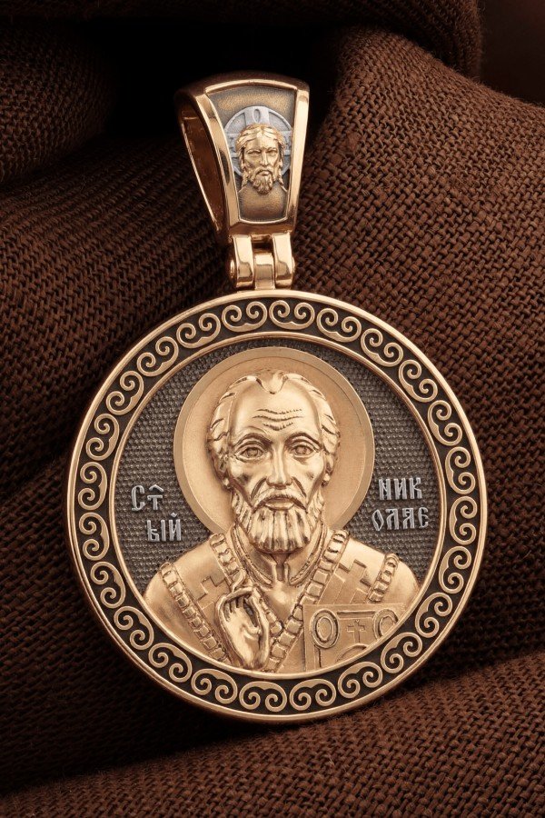 Образок из золота 585 пробы