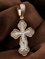 Крест из золота 585 пробы
