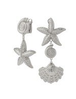 Серьги из белого золота 585 пробы