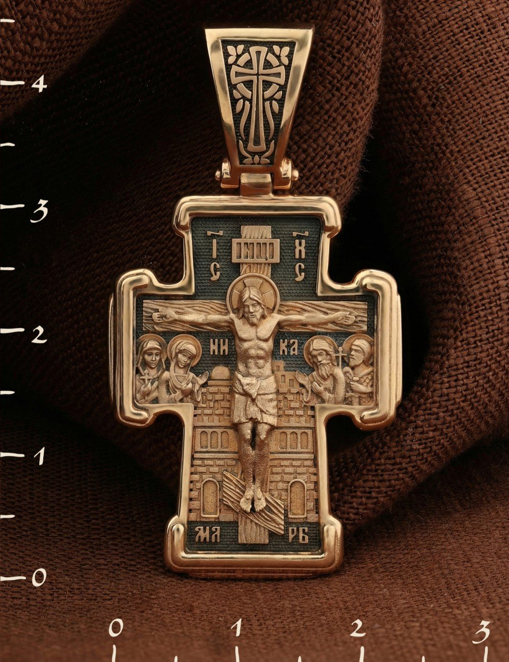 Крест из золота 585 пробы