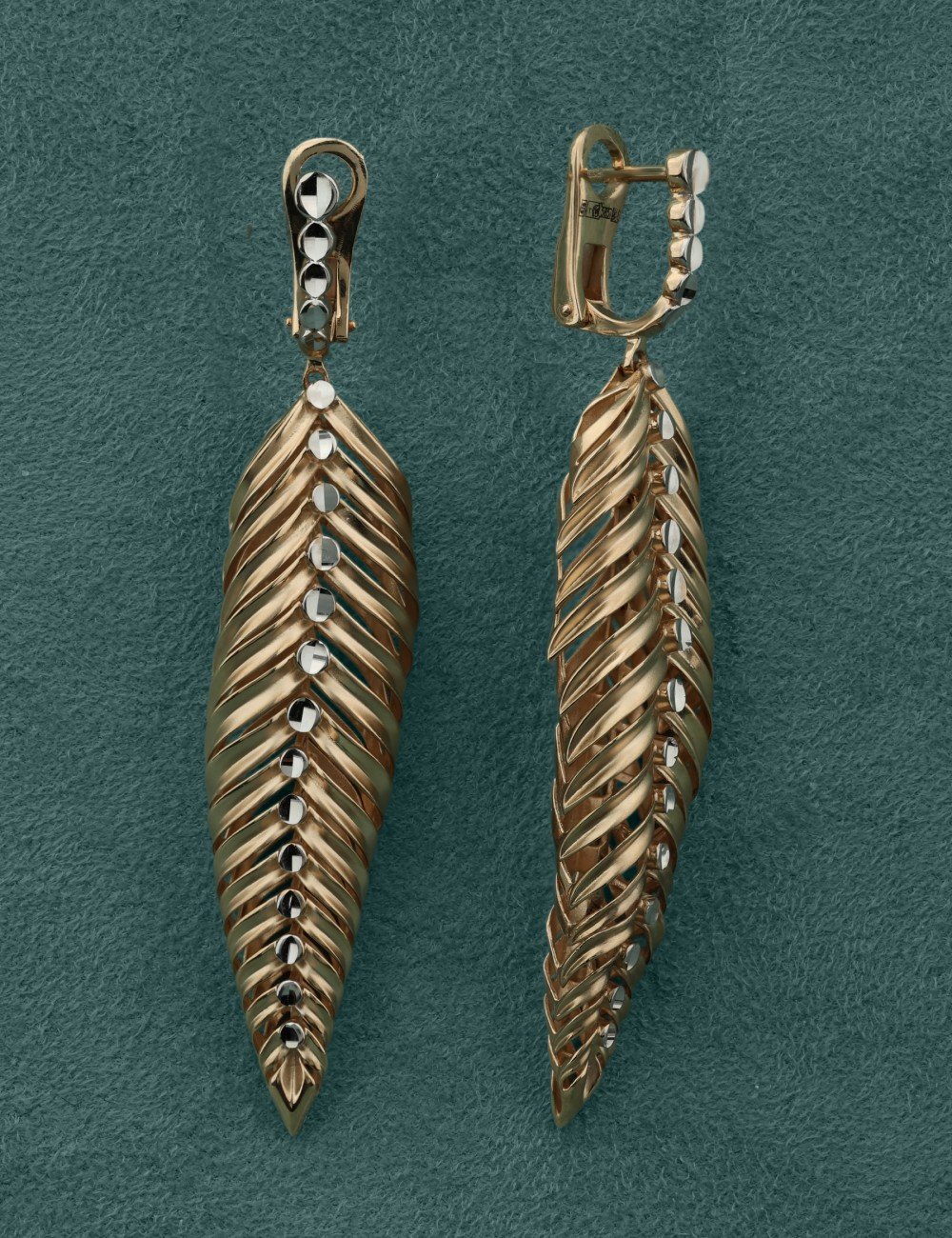 Серьги из золота 585 пробы