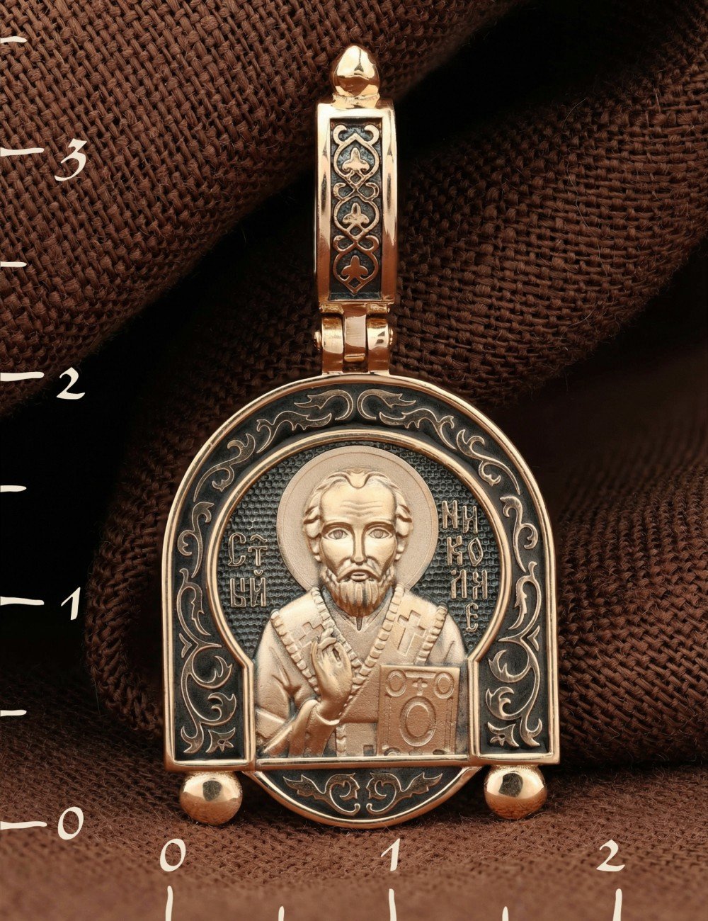 Образок из золота 585 пробы