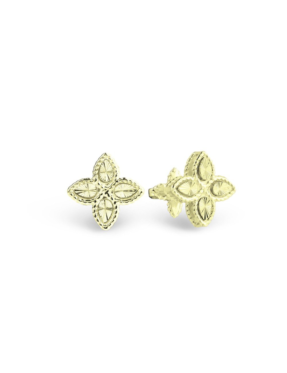 Серьги из лимонного золота 585 пробы