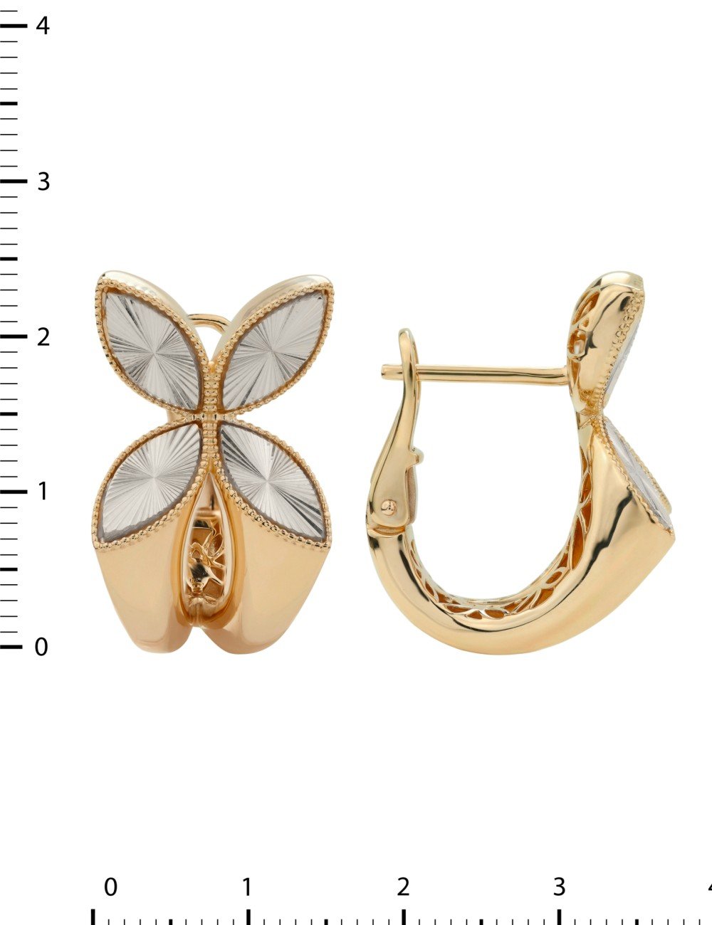 Серьги из золота 585 пробы