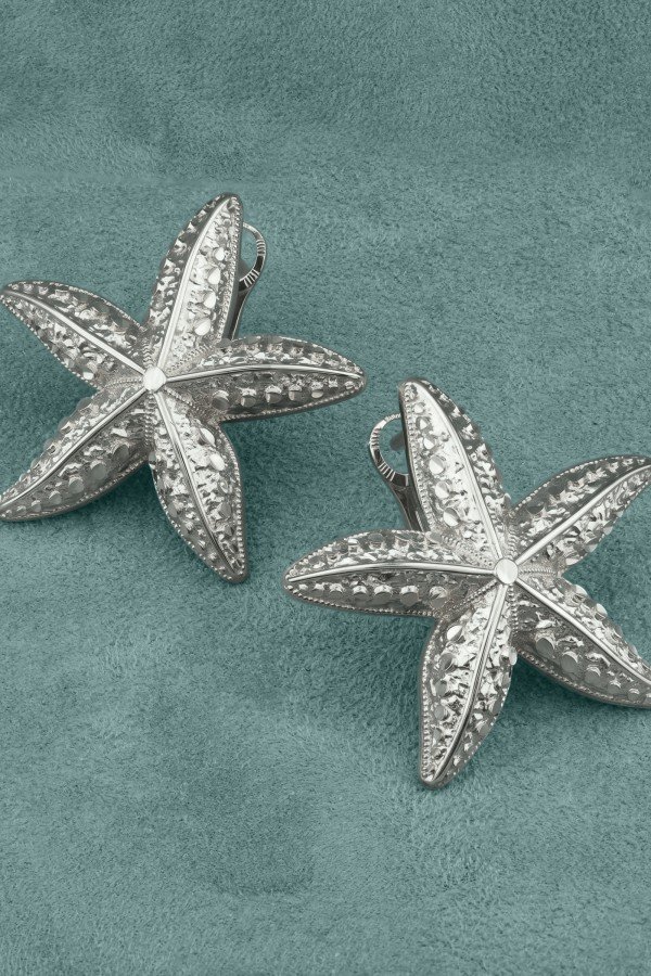 Серьги из белого золота 585 пробы