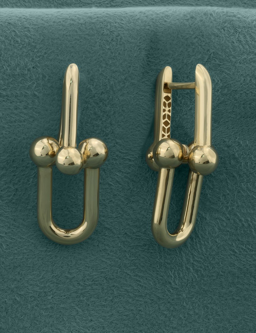 Серьги из лимонного золота 585 пробы