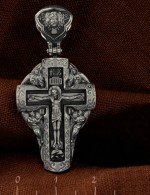 Крест из белого золота 585 пробы