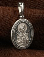 Образок из белого золота 585 пробы
