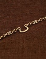 Цепь из золота 585 пробы c эмалью