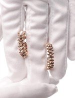Серьги из розового золота 585 пробы