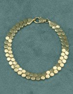 Браслет из лимонного золота 585 пробы