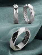 Серьги из белого золота 585 пробы
