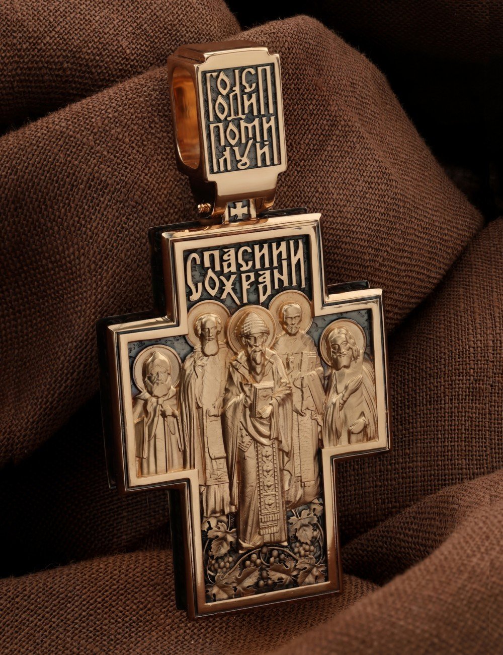 Крест из золота 585 пробы