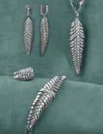 Серьги из белого золота 585 пробы