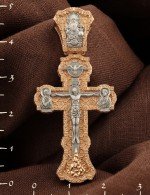 Крест из золота 585 пробы