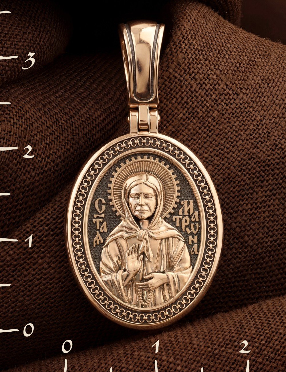 Образок из золота 585 пробы