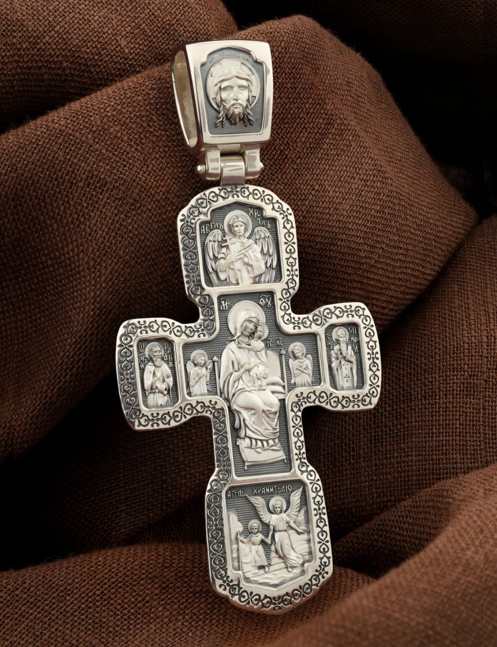 Крест из серебра 925 пробы