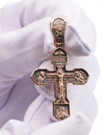 Крест из золота 585 пробы
