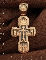 Крест из золота 585 пробы