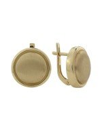Серьги из лимонного золота 585 пробы