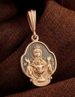 Образок из золота 585 пробы