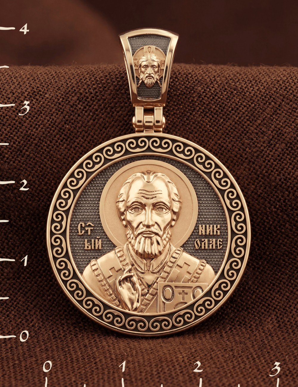 Образок из золота 585 пробы