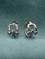Серьги из белого золота 585 пробы