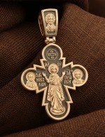 Крест из золота 585 пробы