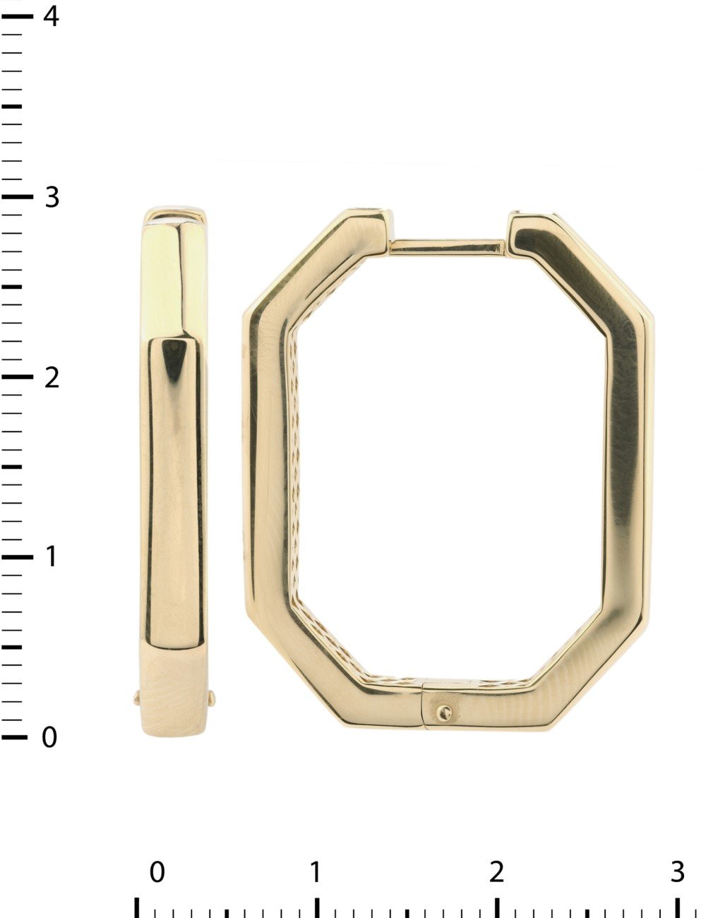 Серьги из лимонного золота 585 пробы