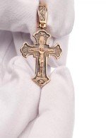 Крест из золота 585 пробы