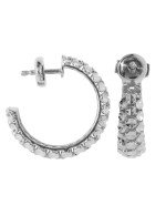 Серьги из белого золота 585 пробы