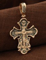 Крест из золота 585 пробы