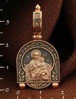 Образок из золота 585 пробы