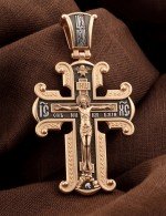 Крест из золота 585 пробы